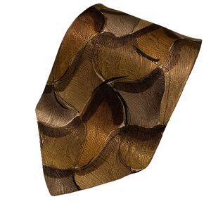 J Garcia 100% Silk Lizard Board Collection Twenty -Seven Neck Tie brown